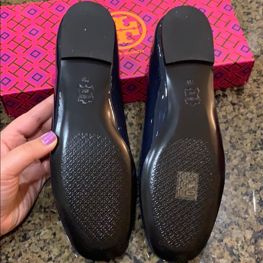 Tory Burch Samantha Loafer blue patent leather 7 - Picture 6 of 8